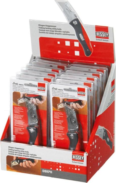 Produktbild Bessey Klingen-Klappmesser mit Aluminiumgriff DBKAH-EU (Cutter)