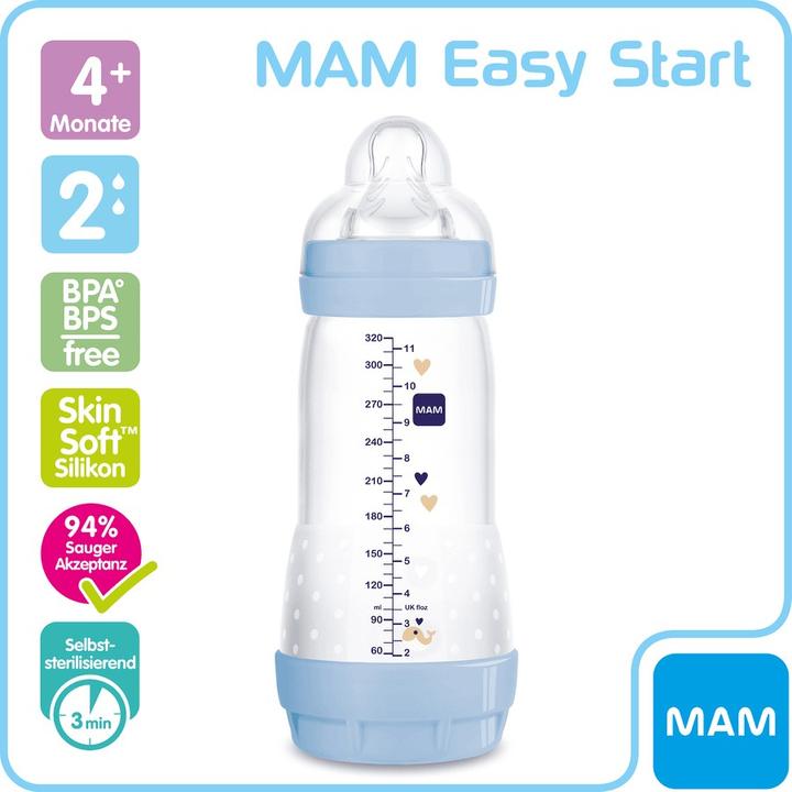 Image du produit MAM Easy Start biberon anti-colique (320 ml)