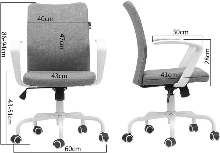 Image du produit Hbada Siège de travail ergonomique (43 - 51 cm)