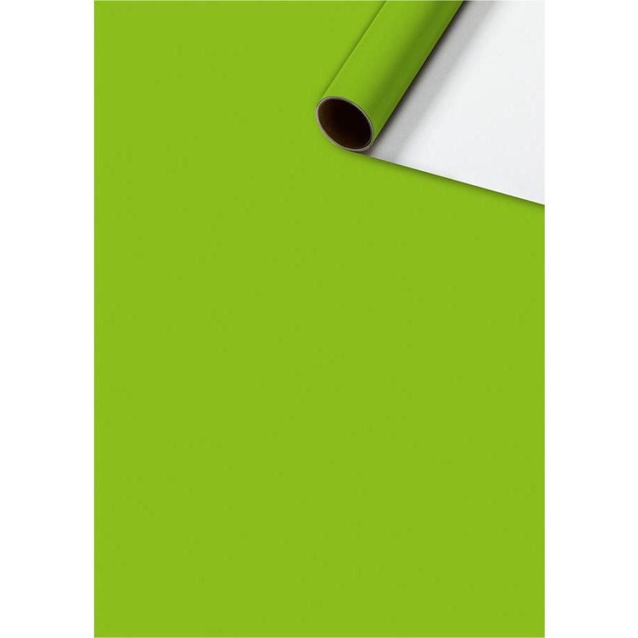 Stewo, Geschenkverpackung, Geschenkpapier Uni Plain 526591346 70x500cm grün hell (Geschenkpapier, 1 x)