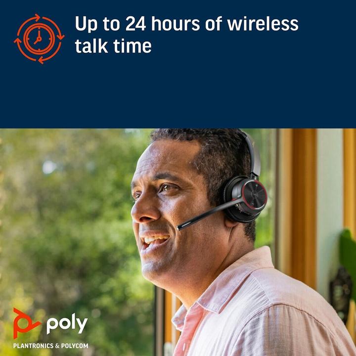Produktbild Poly HP Voyager 4310 USB-C Headset, Wireless, Office/Call center, 122 g, Headset, Black (Kabellos, USB-C)