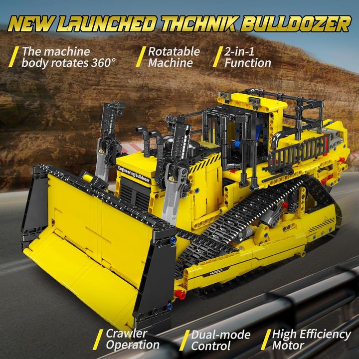 Actual product image Mould King Technik RC-Bulldozer 15084