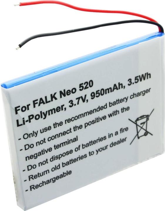 AccuCell Akku Falk Neo 520, Neo 520LMU Akku SR404255
