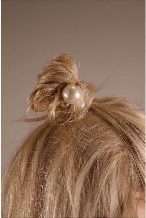 Immagine prodotto Corinne Mondo - Cravatta per capelli Big Pearls Vintage (Elastico per capelli)