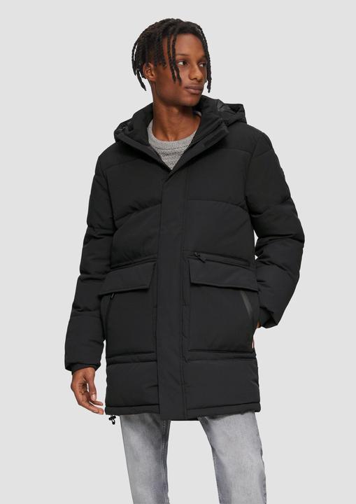 Produktbild S.Oliver Outdoor-Mantel Gesteppter Parka mit Kapuze und Innenkragen