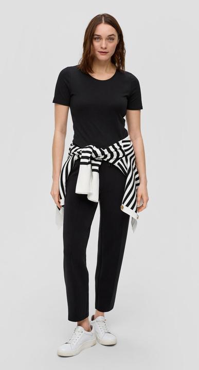 Produktbild S.Oliver T-Shirt Jerseyshirt mit Rundhalsausschnitt (46)