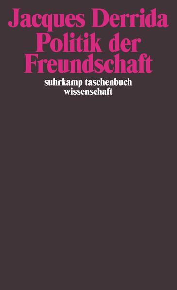 Produktbild Politik der Freundschaft (Deutsch, Jacques Derrida, 2002)