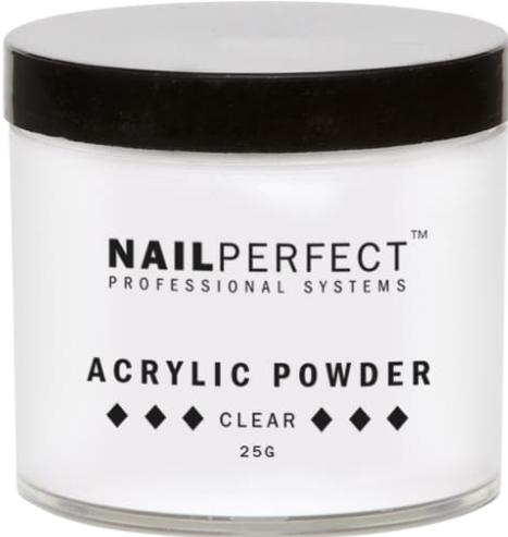 Actual product image Nail Perfect Basic Acrylic Powder Clear 25g (Clear)