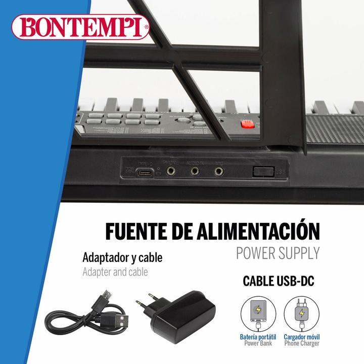 Produktbild Bontempi Elektronisches Klavier 68 x 88 x 38 cm (2 Stück)