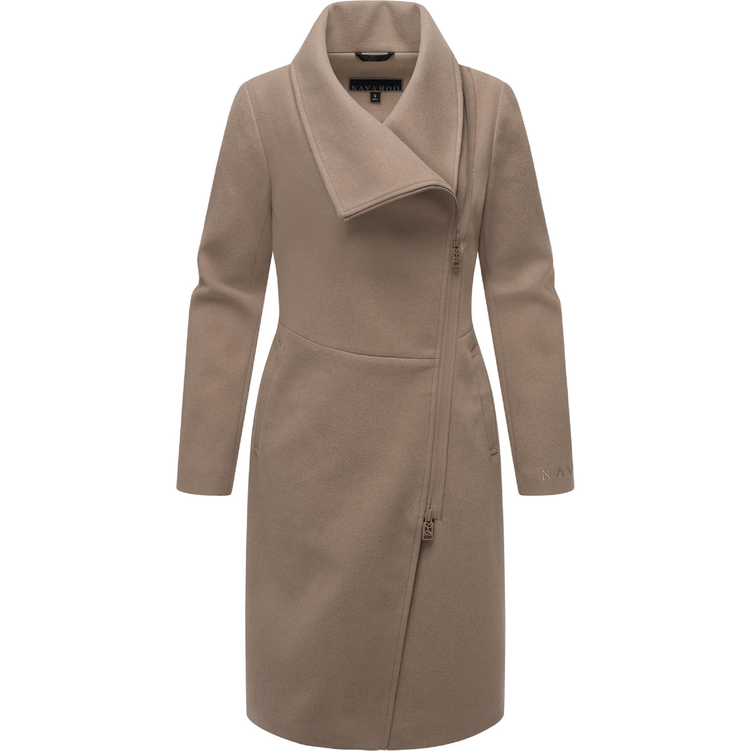 Navahoo, Damen, Jacke, Samtrose 14 (XXL), Grau, XXL