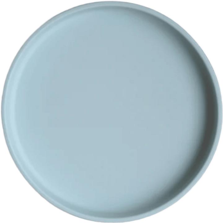 Actual product image Mushie Classic Silicone Plate Powder