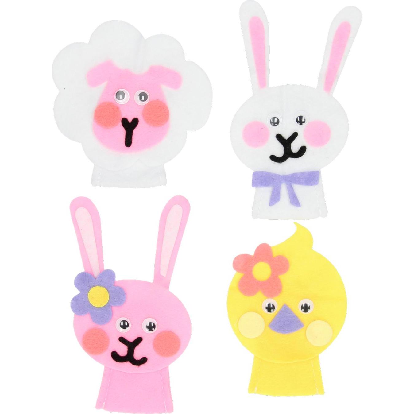 Wins Holland Selber basteln Fingerpuppen Ostern, 4St.