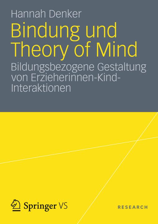 Produktbild Bindung und Theory of Mind (Deutsch, Hannah Denker, 2012)