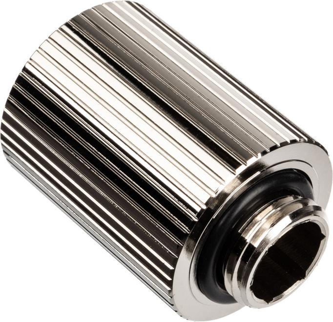Actual product image EKWB EK-Quantum Torque G1/4 inch extension straight MF 28 - Nickel