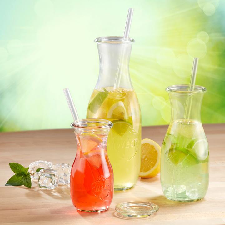Actual product image Westmark 6 drinking straws glass + cleaning brushes, ø 8 x 200 mm (6 x)