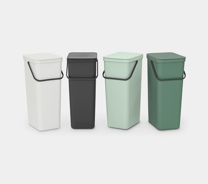 Productafbeelding Brabantia Sort & Go 40 l recyclebak, lichtgroen (40 l)