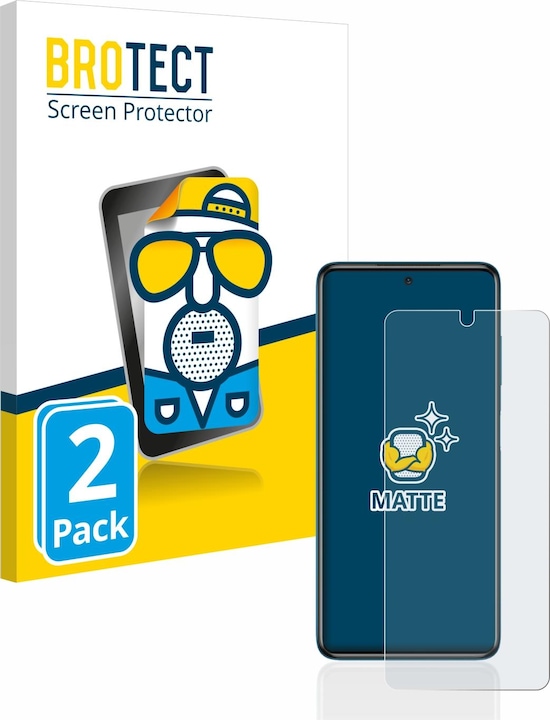 Actual product image BROTECT Anti-glare screen protector matt (2 Piece, Xiaomi Poco X3 NFC)