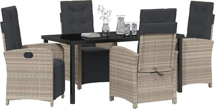 Actual product image vidaXL Garden dining set (160 x 80 x 73 cm)