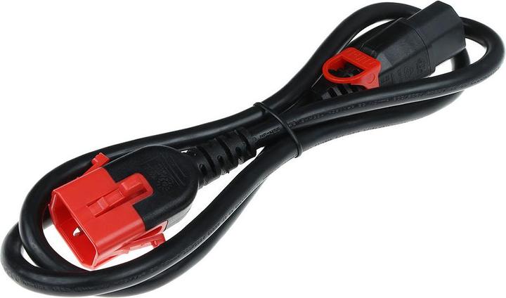 Image du produit ACT Powercord C13 - C14 Dual IEC LOCK black 3 m (3 m)