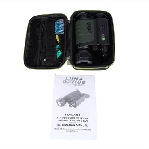 Actual product image Luna Optics STARGAZER Digital Night Vision Binoculars 6-36x50