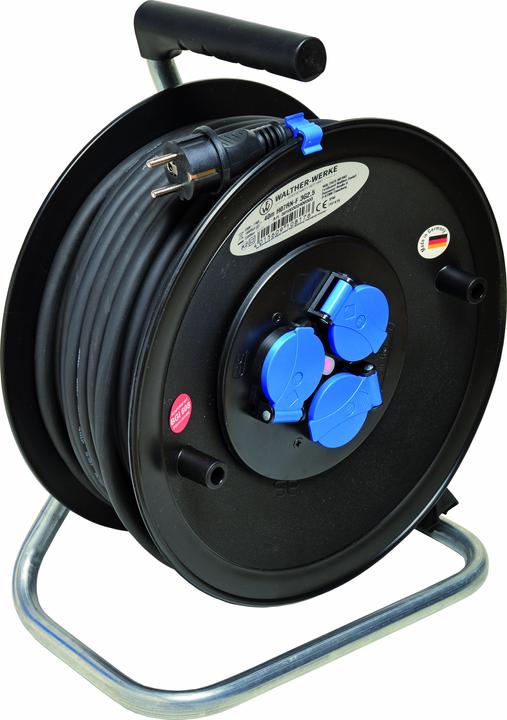 Productafbeelding Walther Werke Kabeltrommel 16A 2P+E 230V 40m H07RN-F3G2,5 39100302400303 (40 m, 2.50 mm²)