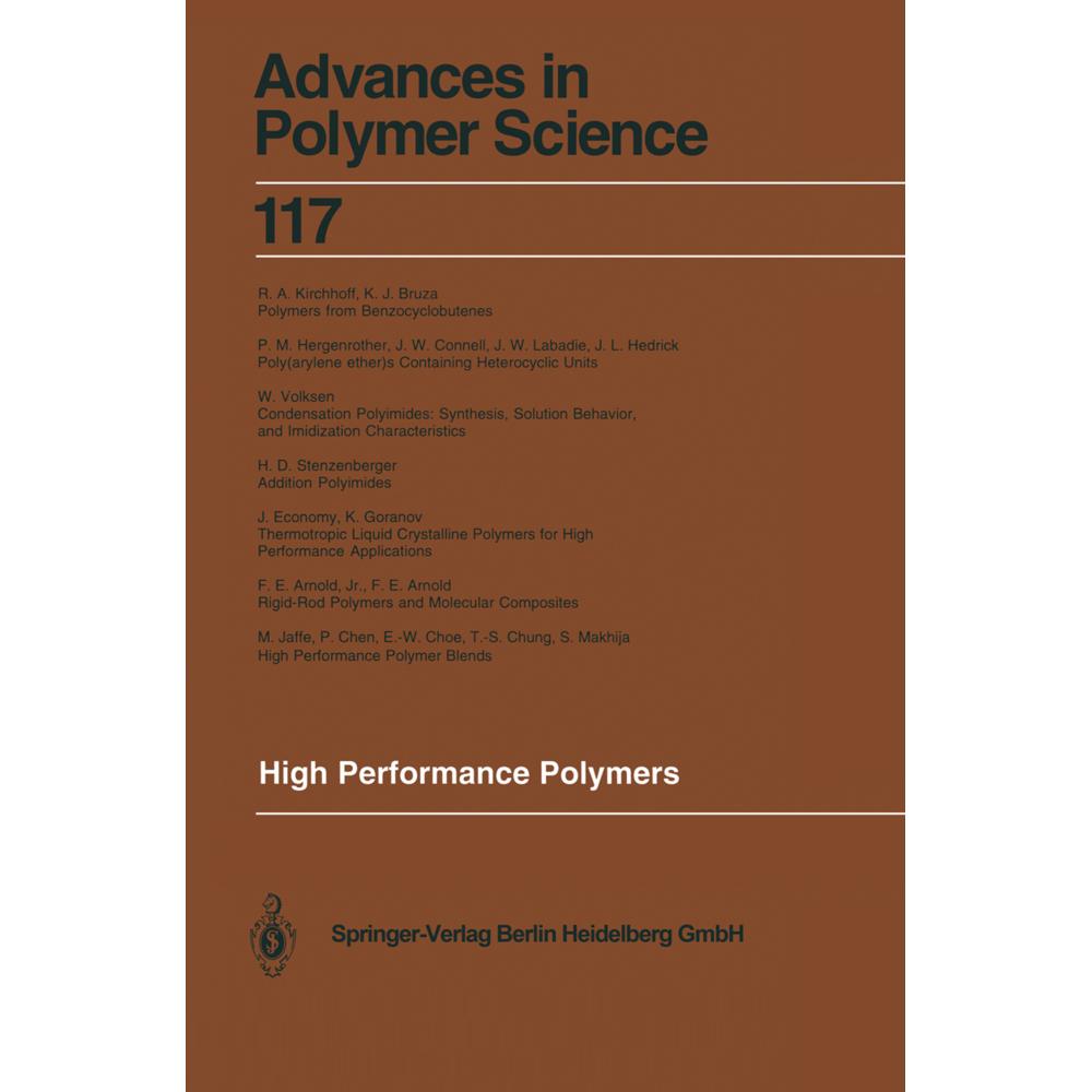 High Performance Polymers, Fachbücher von Paul M. Hergenrother