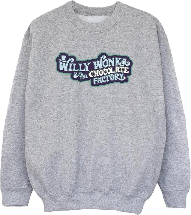 Actual product image Willy Wonka & the Chocolate Factory Boys Chocolate Factory Logo Sweatshirt (140, 146)