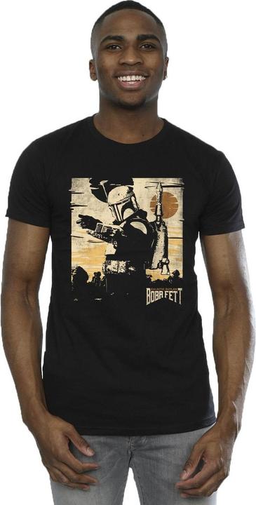 Actual product image Star Wars Mens The Book Of Boba Fett Points T-Shirt (M)