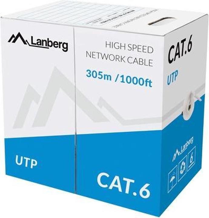 Lanberg Netzwerkkabel (U/UTP, CAT6, 305 m)