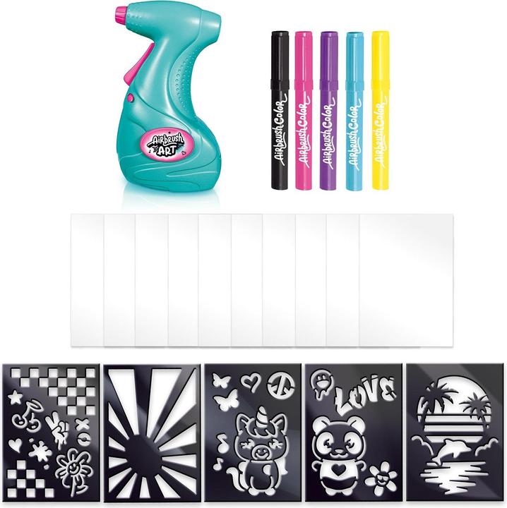 Actual product image Canal Toys Airbrush ART Mini Poster Kit Sprayer Starter 6+