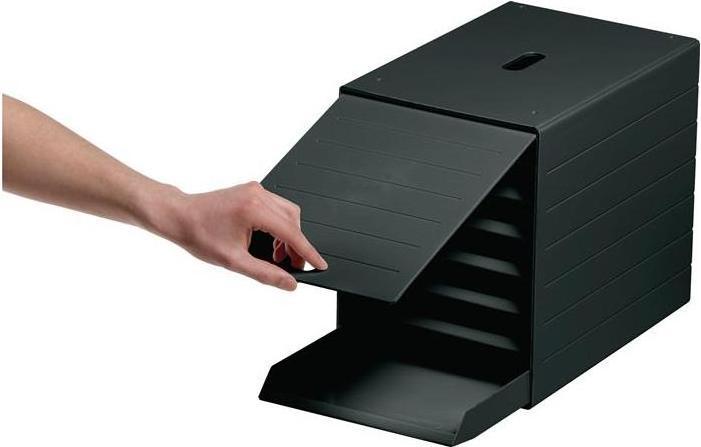 Actual product image Durable IDEALBOX PLUS 7 drawer box, HxWxD 322 x 250 x 365 mm, charcoal. (C4)