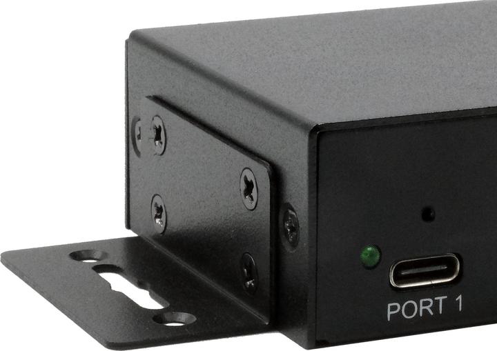 Immagine prodotto Exsys Hub industriale USB 3.2 Gen 2x1 a 4 porte (USB-C, 4 porte)