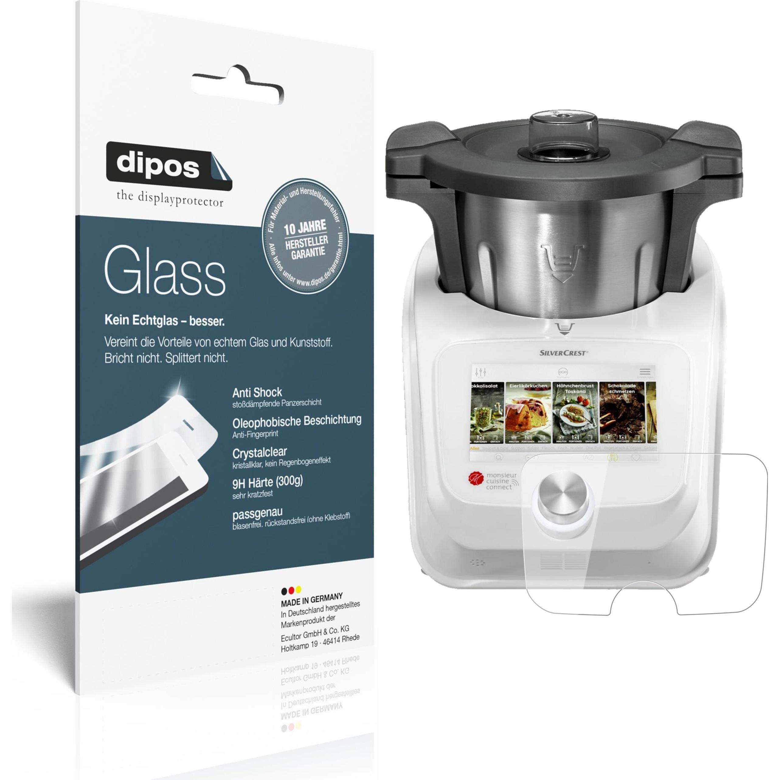 Dipos Displayschutz Anti-Shock (4 Stück, Monsieur Cuisine Connect), Tablet Schutzfolie