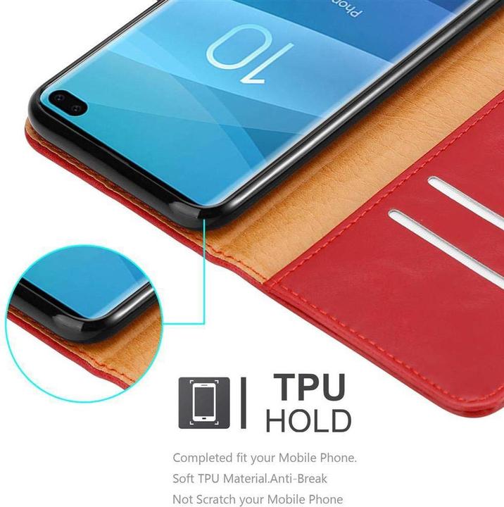 Actual product image Cadorabo Book Luxury Cover (Samsung Galaxy S10+)