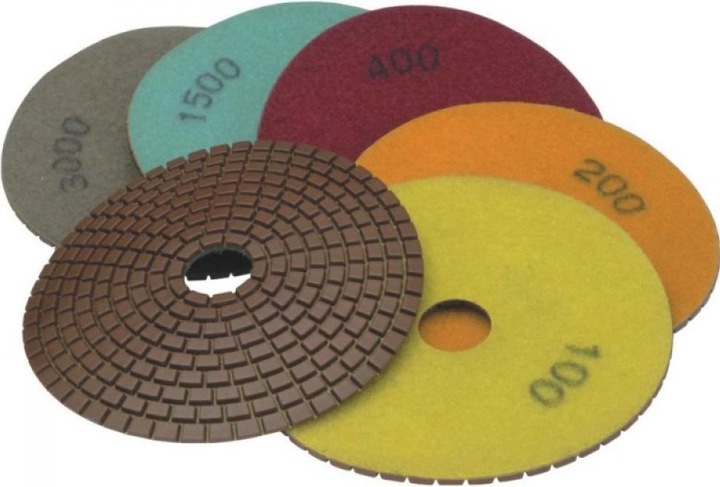 Produktbild Dedra Polierscheibe 125 mm Körnung 800 flexibler Diamant - H12G0800 (800)
