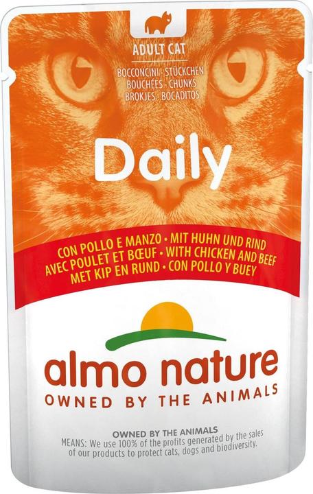 Produktbild Almo Nature Daily Menu Huhn & Rind (Adult, 1 Stk., 70 g)