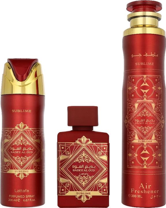 Actual product image Lattafa Badee Al Oud Sublime Set (Body care set, Perfume set)