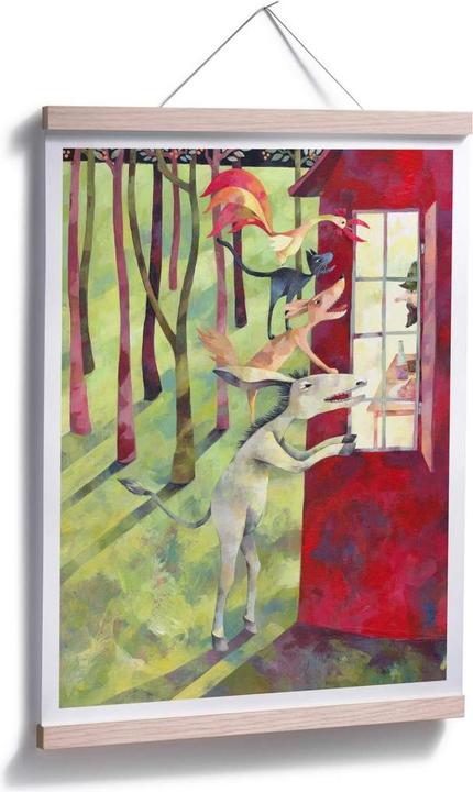 Produktbild Trenddeko Blanz - Die Bremer Stadtmusikanten (100 x 120 cm)