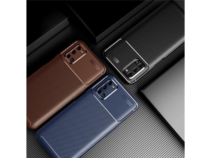 Actual product image Screenguard Oppo A52 / A72 Cover Carbon Design TPU Case (Oppo A52, Oppo A72)