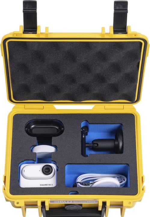 Produktbild B&W International B&W action.case PP.23 gelb für Insta360 GO3 GO3S