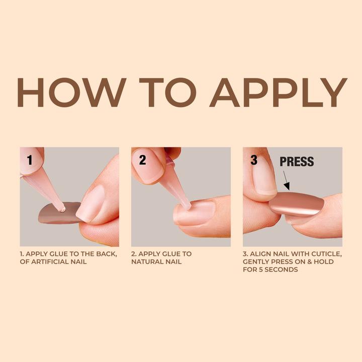 Produktbild KISS Bare-But-Better Gel Nails - 28 Pieces (Kunstnägel)