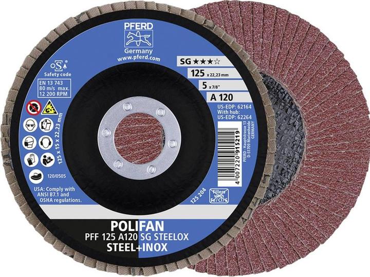 Immagine prodotto Pferd Rondella dentata POLIFAN PFF120 SG STEELOX (120)
