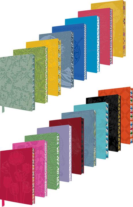 Actual product image Temple of Flora: Tulips Artisan Art Notebook (Flame Tree Journals) (German, Collectif, 2024)