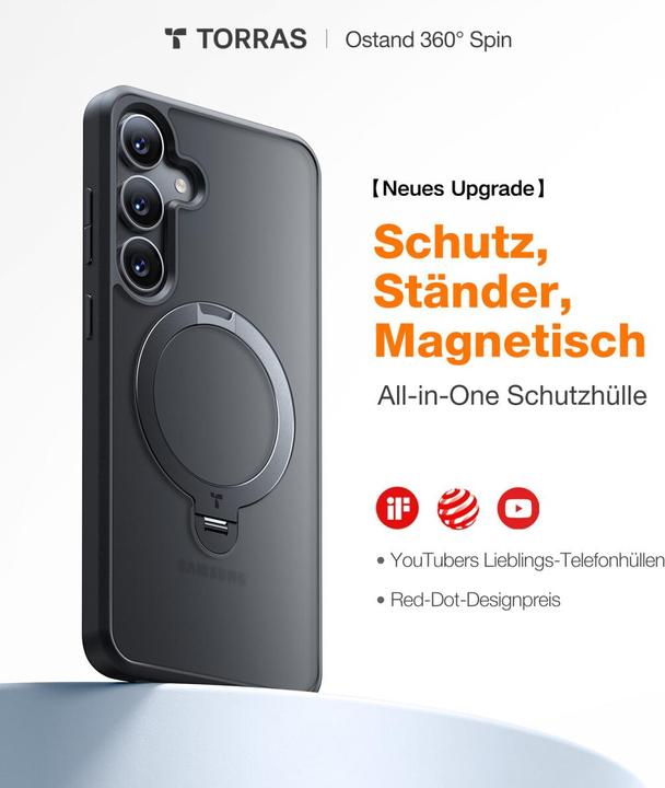 Actual product image Torras Ostand Spin Series (Samsung Galaxy S25)