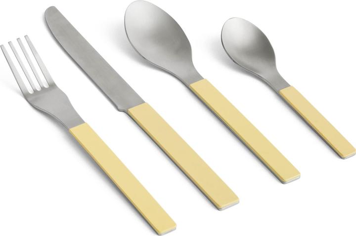 Actual product image HAY MVS Cutlery - Yellow (4 Piece, Cutlery set)