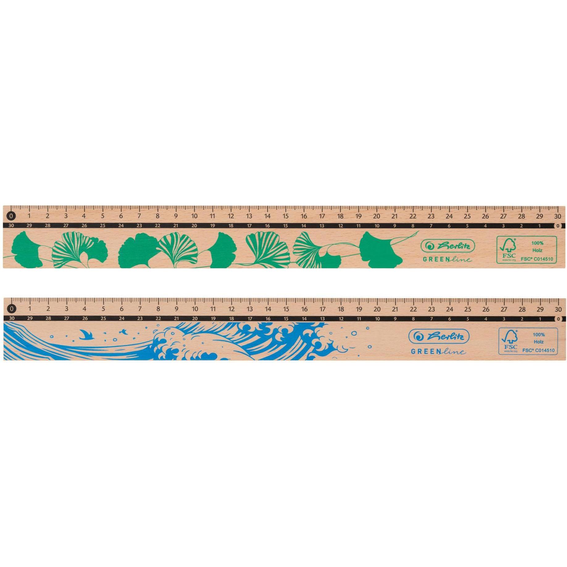 Thumbnail - Herlitz, Lineal, Lineal GREENline 30 cm (300 mm)