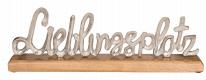 Produktbild Ootb Silberfarbener Schriftzug, Lieblingsplatz (40 x 12 cm)