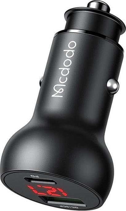 Image du produit Mcdodo Chargeur de voiture 45W avec affichage numérique - Noir