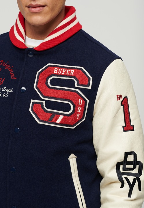 Actual product image Superdry College Varsity Patched Bomber (XXL)