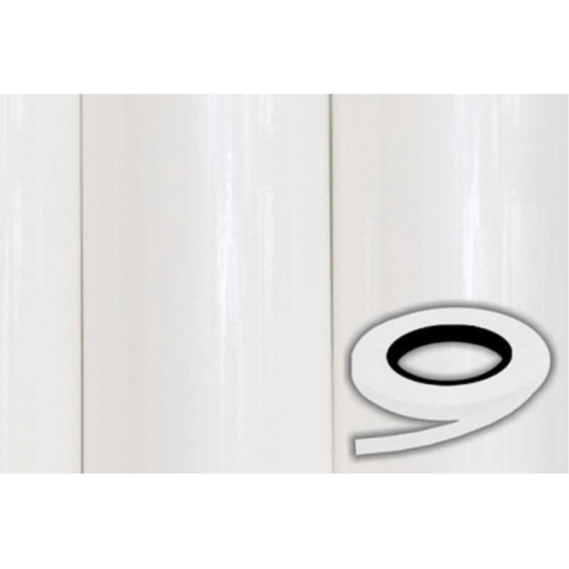 Oracover oraline zierband weiss 3mm / 15 meter # 10
